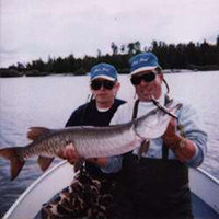 Gene with his trophy musky