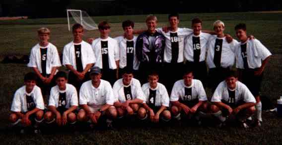 Paducah Kentucky Club Storm 1998 Team Photo